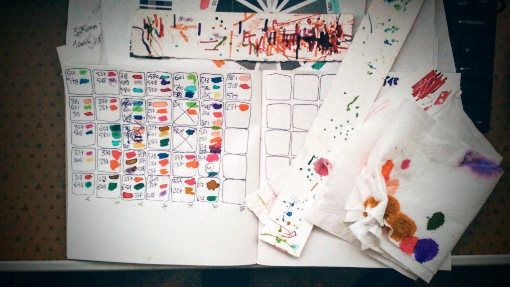 Patrick Tabarelli, 2015, {M}, 200x400cm – color chart