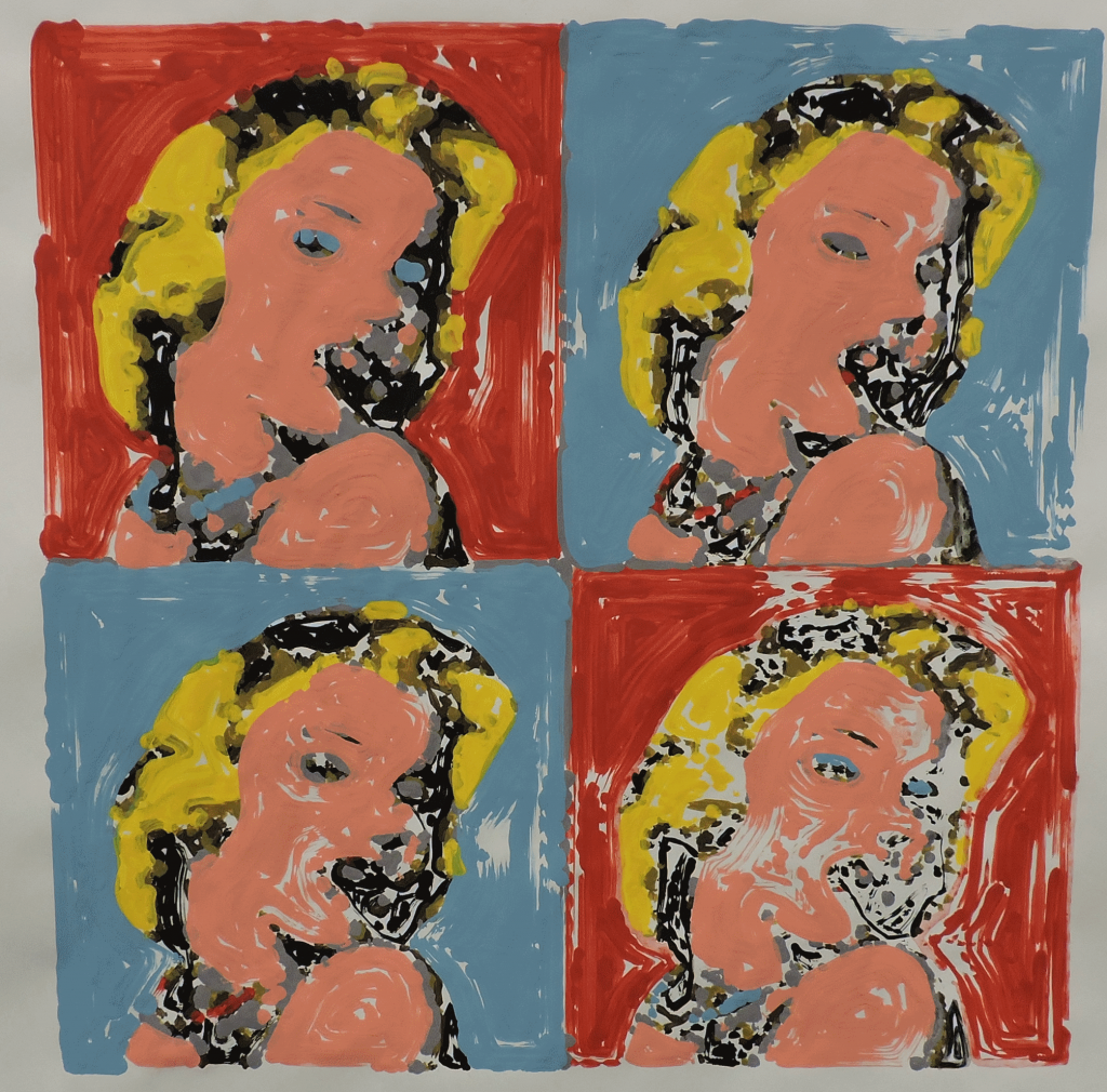 Warholized Marilyn Monroe