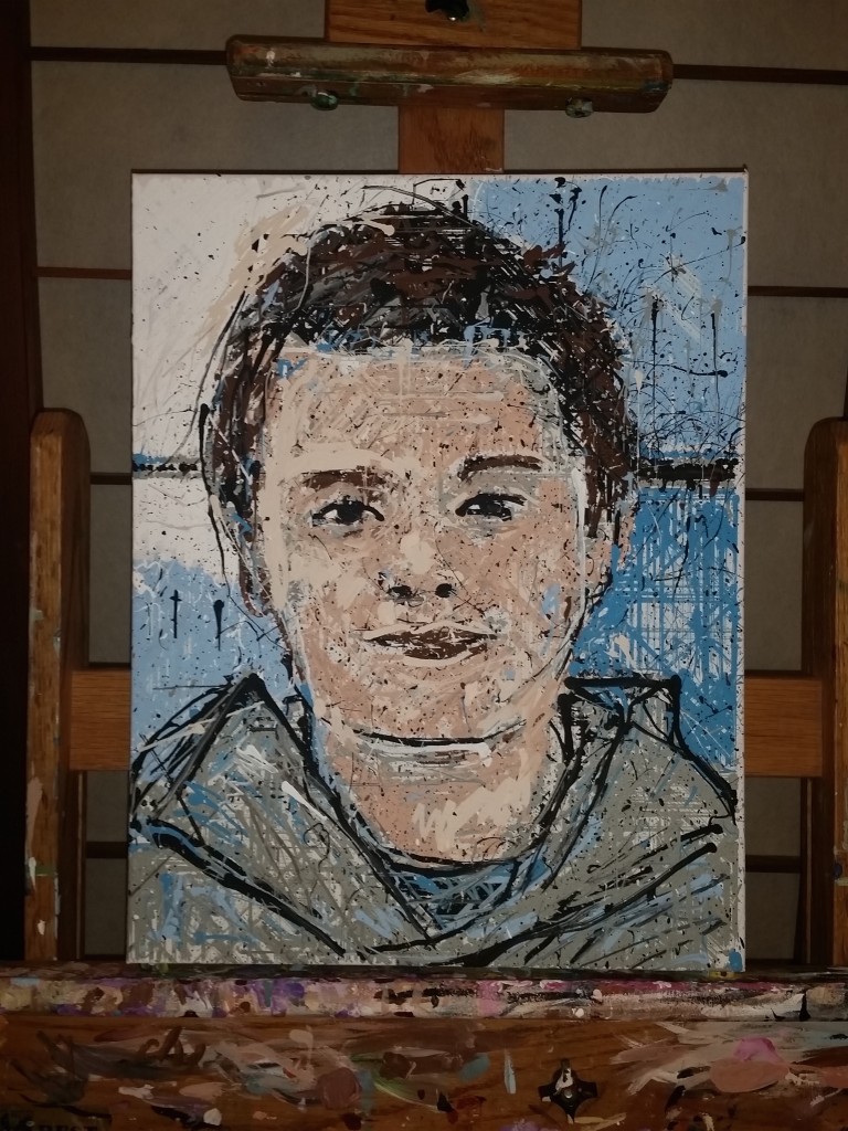 Hunter Self Portrait - With help from AI, Friends, and Family