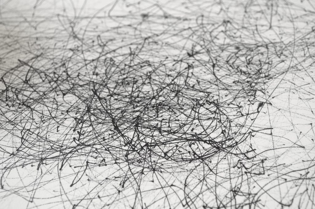 Gestalt of Robots – detail of marks