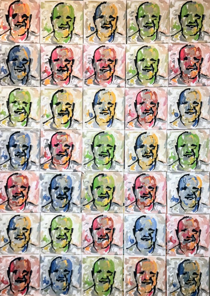 Robot Portrait Series (Deep Learning Abstract Portraiture) – Robot Portrait Series (Mass Produced Fine Art)