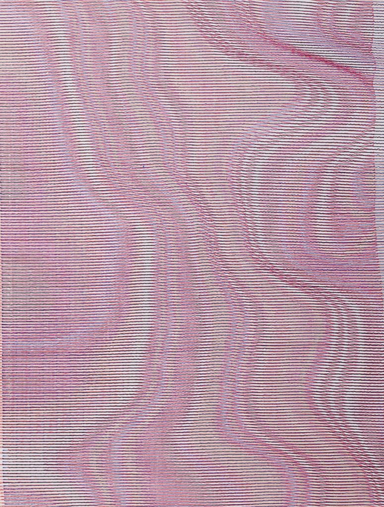 Patrick Tabarelli, {F}, 2017, acrylic on canvas, 80x60cm