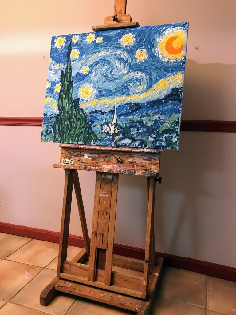 Starry Night Reproduction 2 - Deep Learning Training - Van Gogh