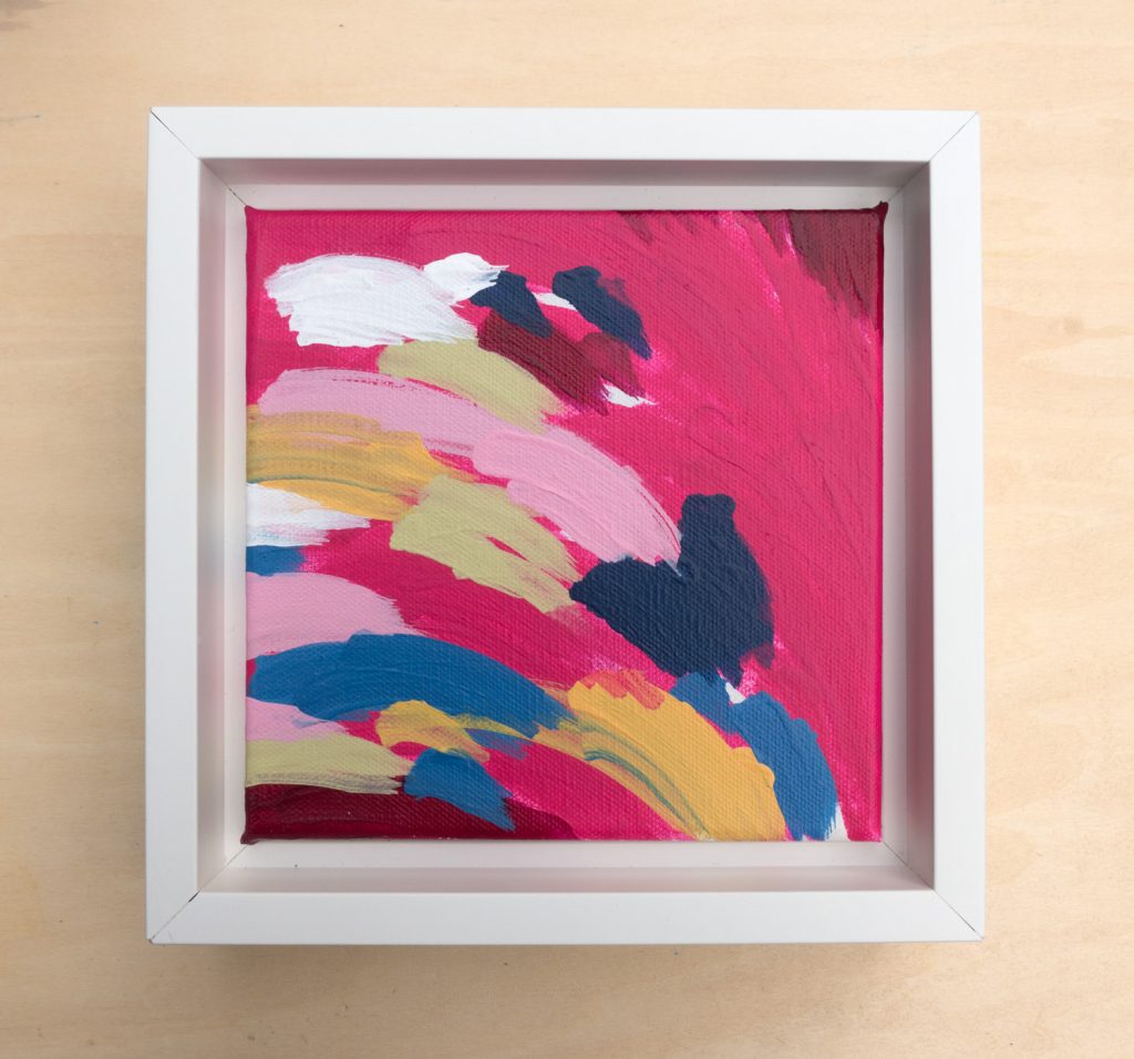Around the Corner (Abstract no. 1) – Framed