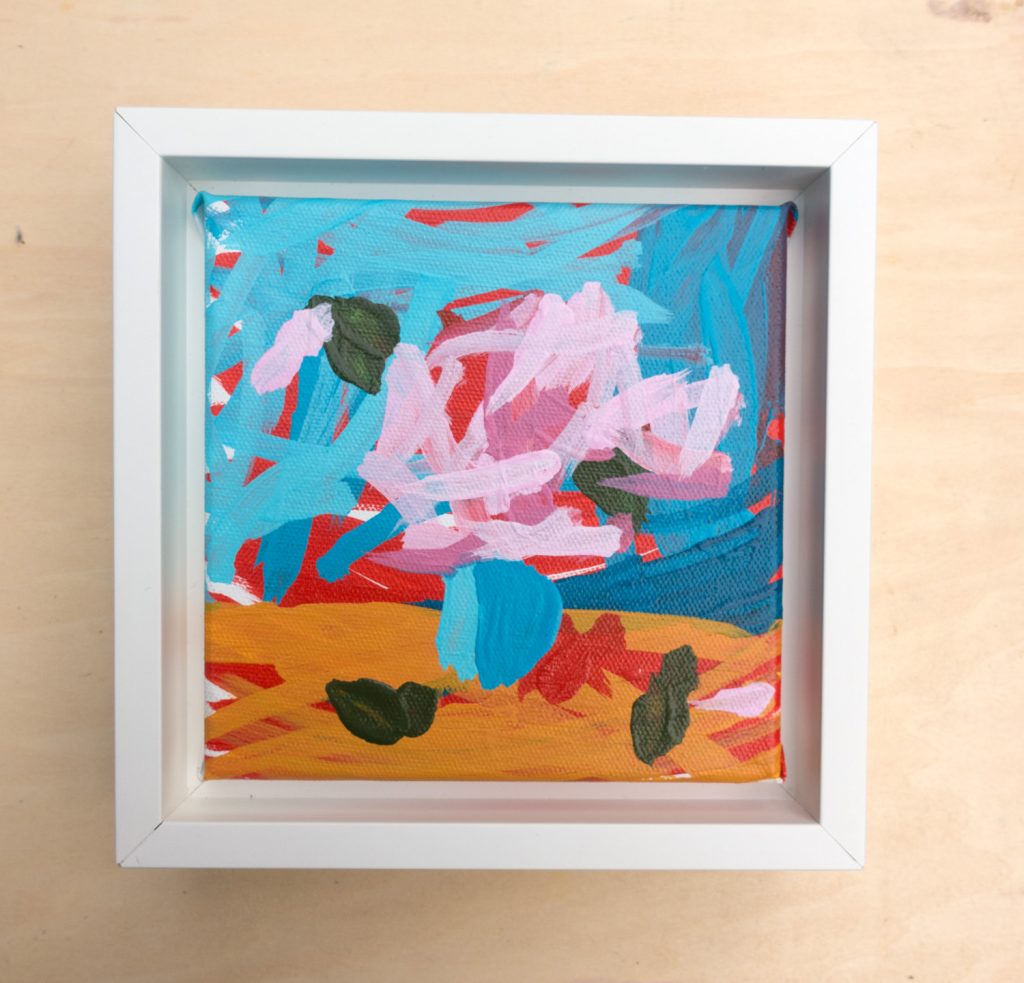 Pink Bouquet (Floral no. 3) – Pink Bouquet Framed