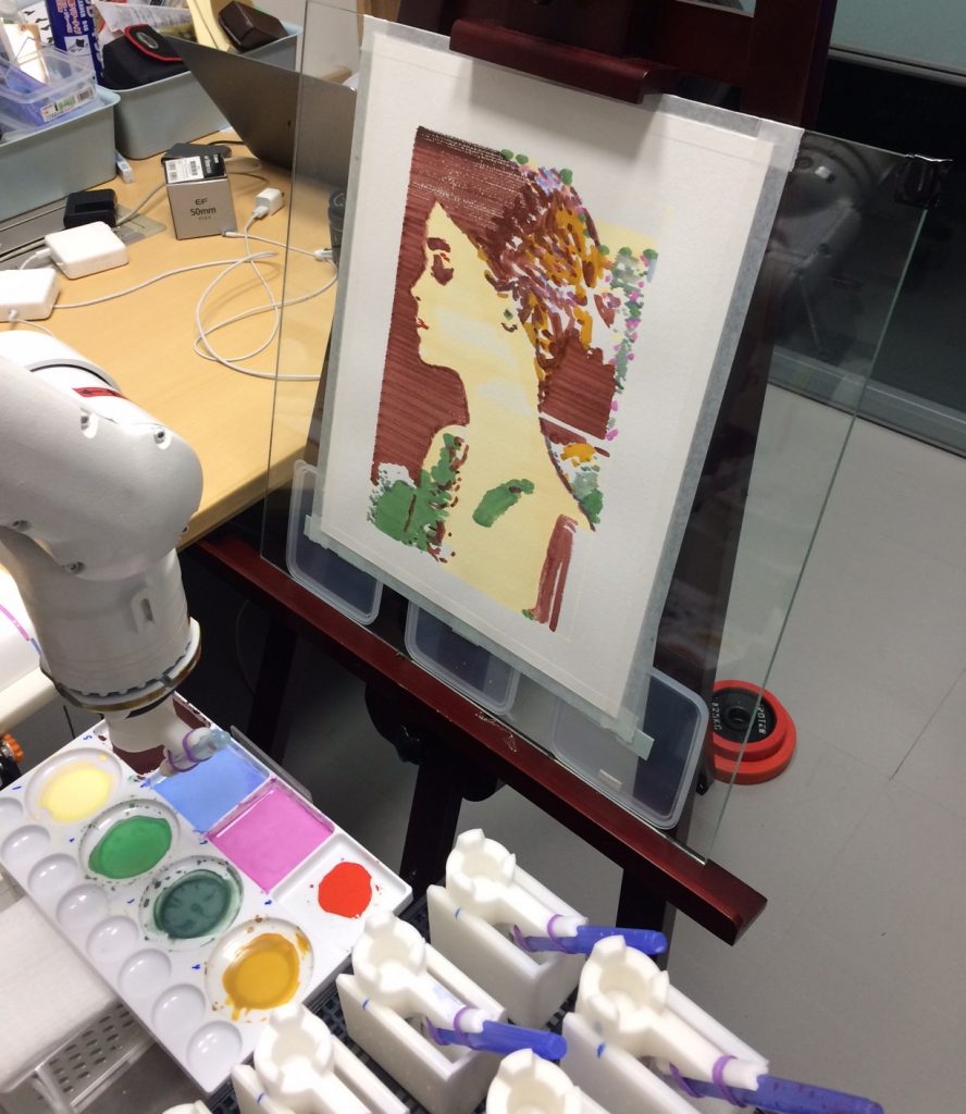 Alseid – painting in process